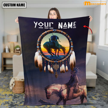 Maxcorners Personalized Trail Of Tears 1828 – 1838 Native American 3D All Over Printed Blanket