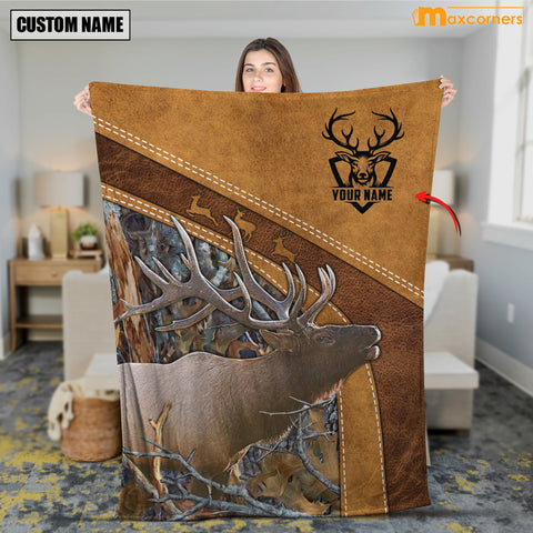 Maxcorners Personalized ELK Deer Hunting Blanket