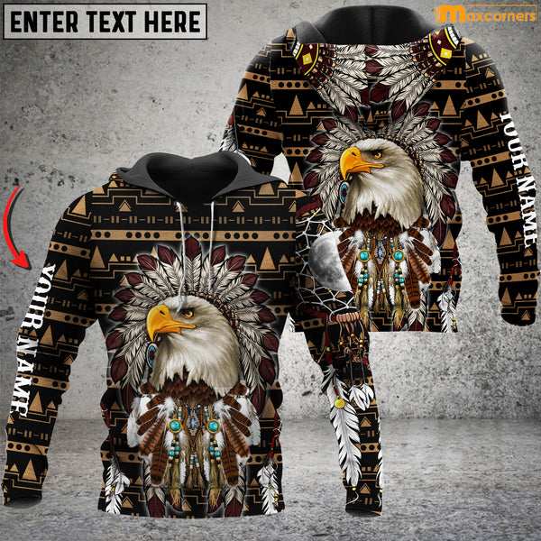 Maxcorners Personalized Native America Eagle