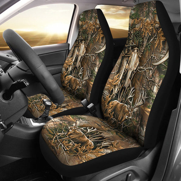 Maxcorners Deer Hunting Camo Car Seat Cover SO1