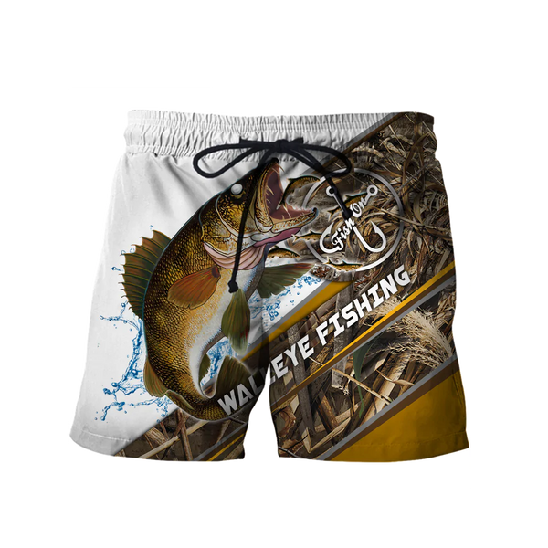 Maxcorners Custom Name Walleye Fishing Camo