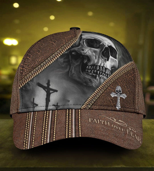 Maxcorners Skull Faith Over Fear - Cap