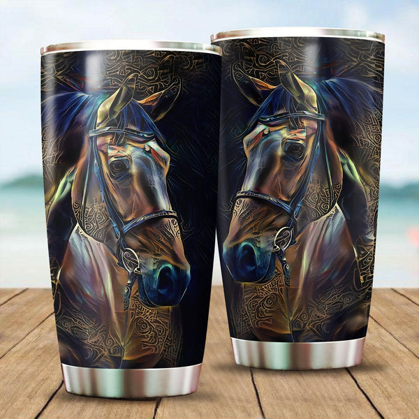 Maxcorners Horse Stainless Steel Tumbler 12
