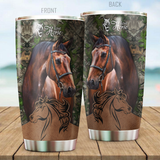 Maxcorners Horse Stainless Steel Tumbler 04