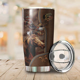 Maxcorners Horse Stainless Steel Tumbler 02