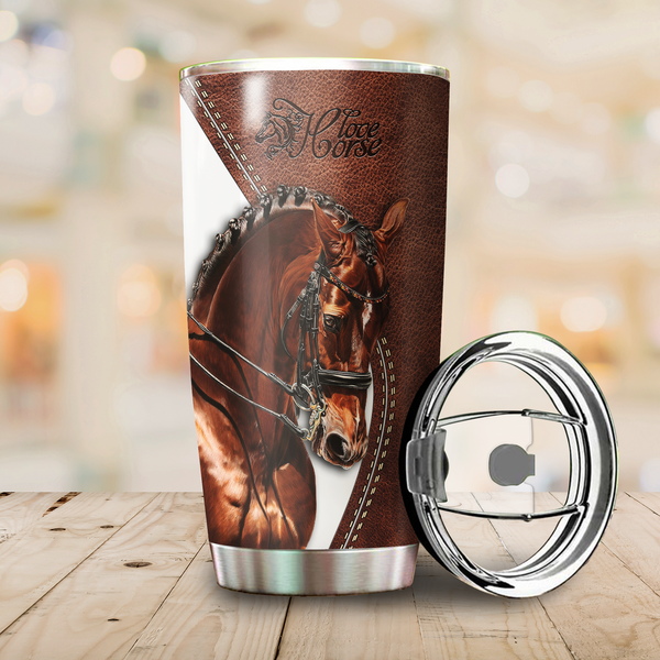 Maxcorners Horse Stainless Steel Tumbler 09