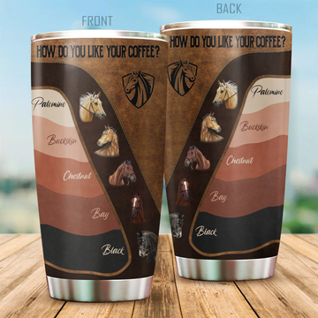 Maxcorners Horse Stainless Steel Tumbler