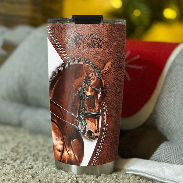 Maxcorners Horse Stainless Steel Tumbler 09