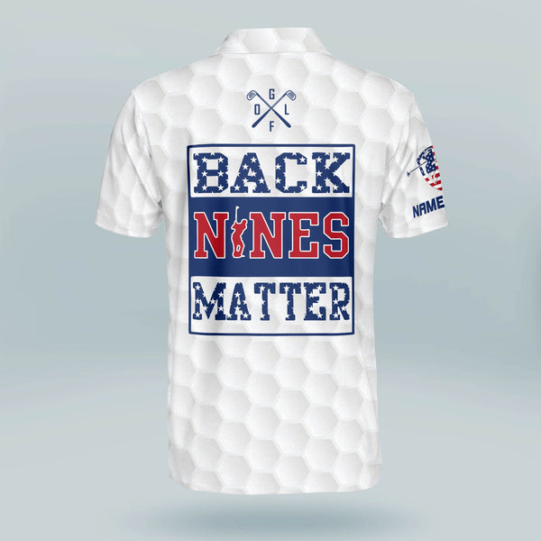 Maxcorners Golf Premium Back Nine Matter Personalized Name All Over Printed Shirt
