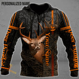 Maxcorners Personalized Name Deer Hunting 3D Design All Over Printed