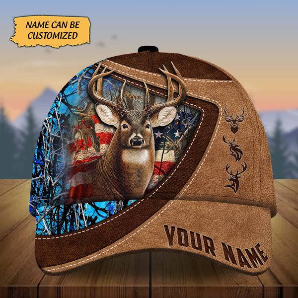 Maxcorners Custom Name Colt Deer Hunting Premium 3D Printed Cap