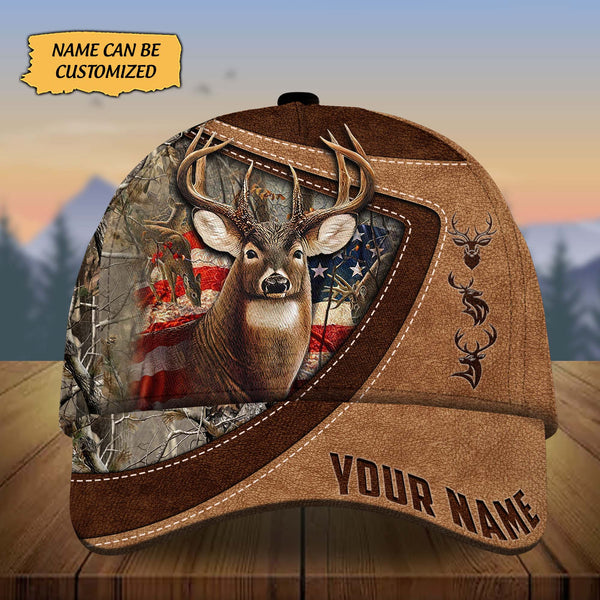 Maxcorners Custom Name Colt Deer Hunting Premium 3D Printed Cap