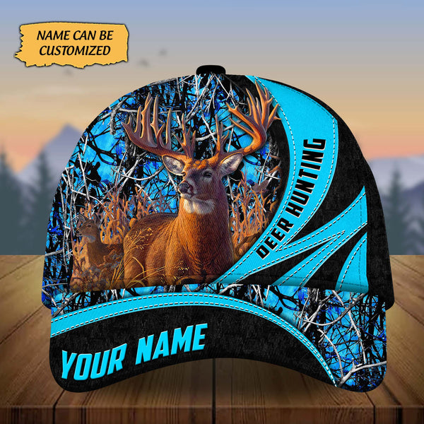 Maxcorners Custom Name Brimstone Deer Hunting Premium 3D Printed Cap