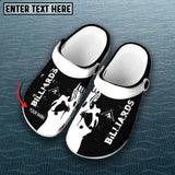 Maxcorners Billiard Skull All Over Personalized Name Crocs