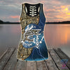 Maxcorners Musky Fishing Gear Blue Tattoo Camo