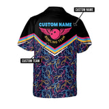 Maxcorners Bowling Pattern Personalized Name Hawaiian Shirt