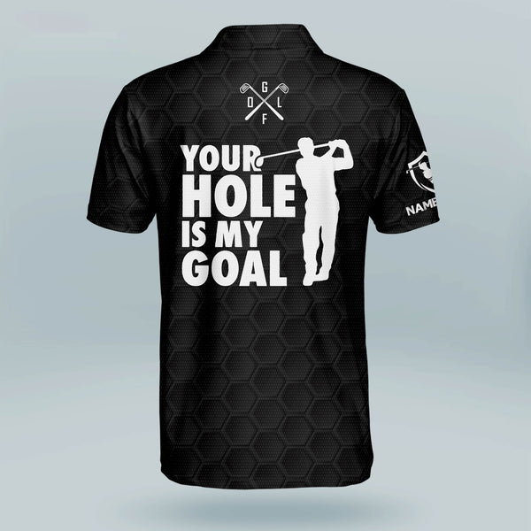 Maxcorners Golf Your Hole Is My Goal Personalized Name All Over Printed Shirt