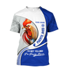 Maxcorners Personalized Name Rooster Puerto Rico Hoodie
