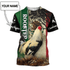 Maxcorners Personalized Name Deep Rooster Unisex Hoodie
