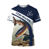Maxcorners Custom Name Orange Trout-Salmon Fishing Design