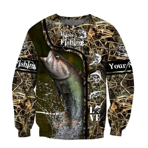 Maxcorners Personalized Bass Fishing Water Camo