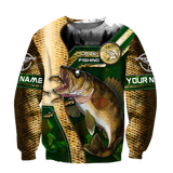 Maxcorners Custom Name Walleye Master Fishing Camo