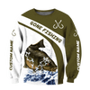 Maxcorners Custom Name Carp Fishing Shirts