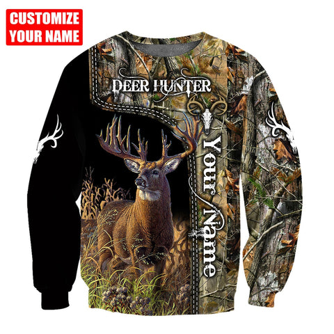 Maxcorners Custom Name Deer Hunting 3D Design All Over Printed