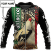Maxcorners Personalized Name Deep Rooster Unisex Hoodie