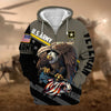 US Veteran Zip Hoodie With Premium 'All Gave Some, Some Gave All' Design