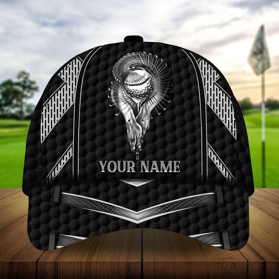 Maxcorners Golf Preimum Cool Sporty Personalized Name All Over Printed Cap