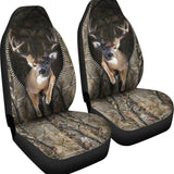 Maxcorners Deer Hunting Zipper Camo Car Seat Cover SO1