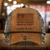 Max Corners The Best American Deer Hunting Leather Pattern 3D Multicolor Personalized Cap