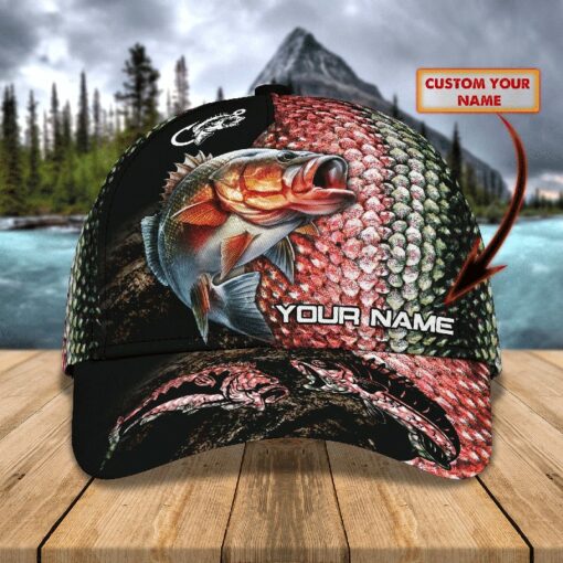 Maxcorners Personalized Bass Fishing Classic Cap