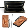 Maxcorners Horse Love Brown Pattern Clutch