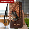 Maxcorners Horse Love Daisy Personalized Clutch