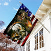 Maxcorners Native American Eagle Flag
