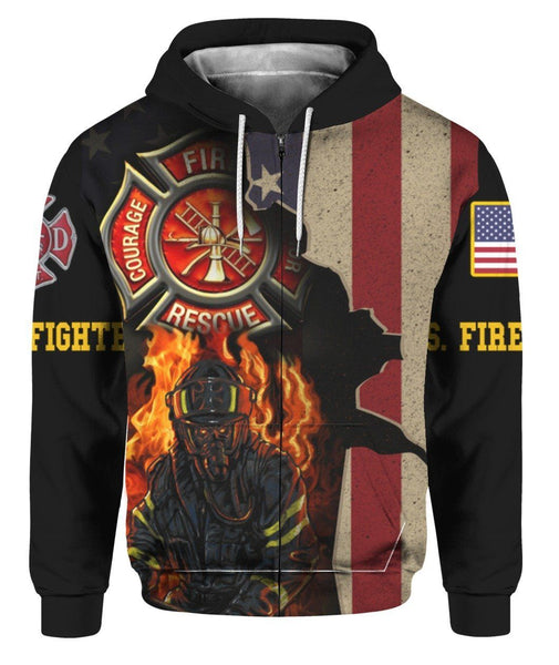 Maxcorners Firefighter 3D Shirt