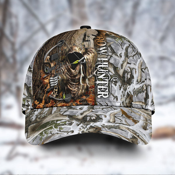 Maxcorners Bow Hunter Snow Camo Classic Cap HM40