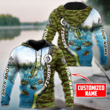 Maxcorners Personalized Bass Jumping Fishing Lake Species