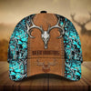 Maxcorners Premium Skull Deer Hunting Printed Multicolor Personalized 3D Hat
