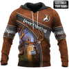 Maxcorners Deer Hunting Personalized Name 3D Over Printed Hoodie