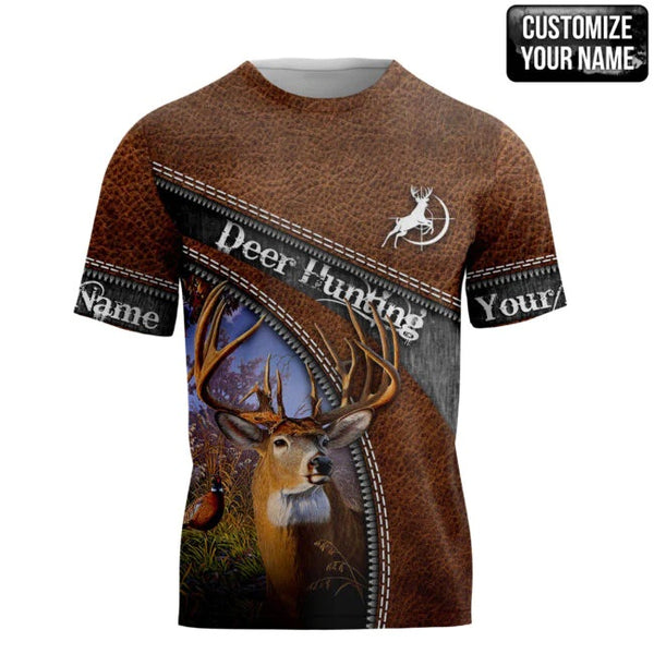 Maxcorners Deer Hunting Personalized Name 3D Over Printed Hoodie