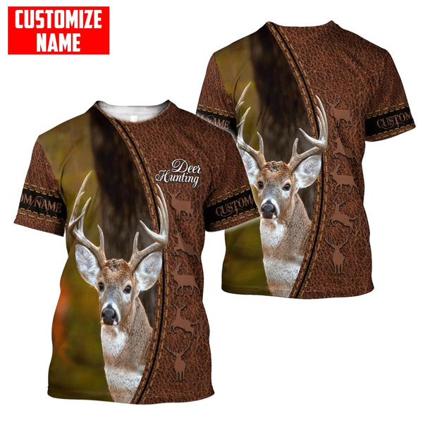 Maxcorners Deer Hunting Personalized Name 3D Over Printed Hoodie