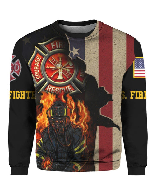 Maxcorners Firefighter 3D Shirt