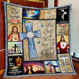 Maxcorners Be Still And Know That I Am God Quilt Blanket - Blanket