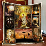 Maxcorners Resurrection of Jesus Easter Quilt - Blanket