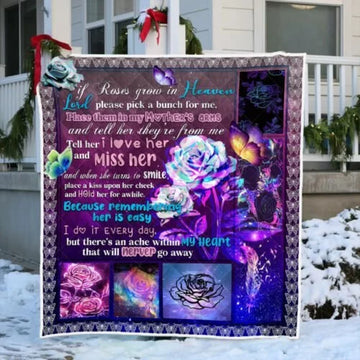 Maxcorners  Love in Heaven For Mom Quilt - Blanket