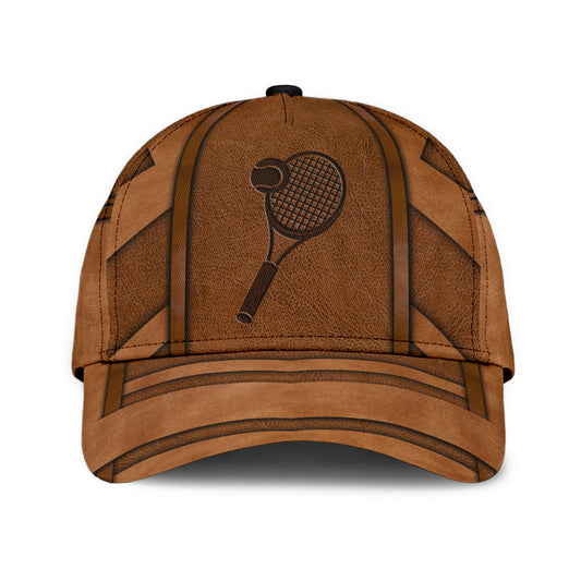 Maxcorners Tennis Light Brown All Over Printed Cap