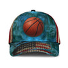 Maxcorners Basketball Blue USA Flag All Over Printed Cap